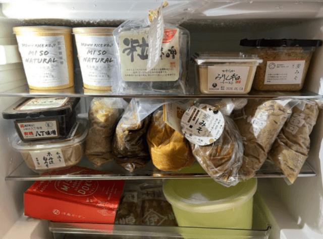 安井友梨の冷蔵庫内にある発酵調味料